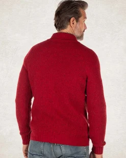 NZA New Zealand Auckland Gebreid vest van katoen en wol -