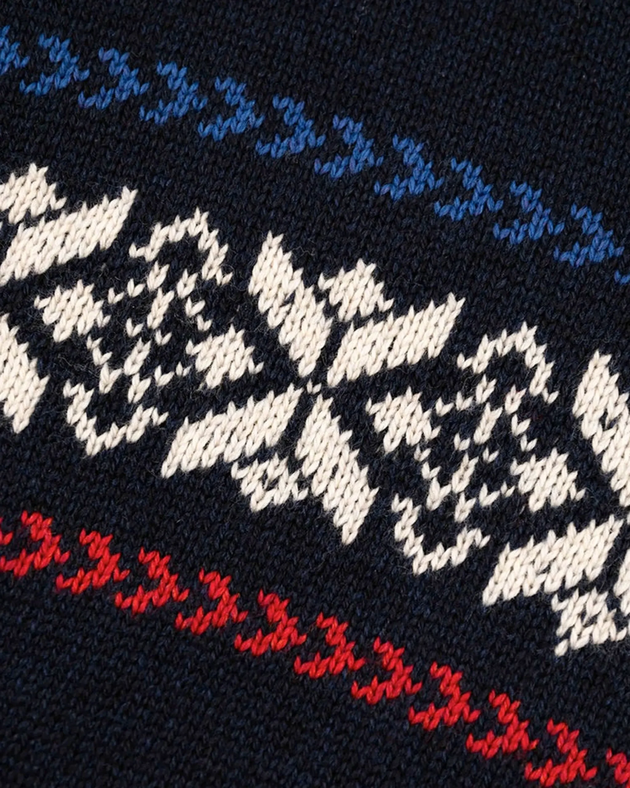 NZA New Zealand Auckland Gebreide trui met halve knoopssluiting -