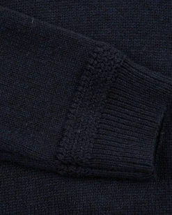 NZA New Zealand Auckland Gebreide trui met halve knoopssluiting -