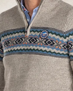 NZA New Zealand Auckland Gebreide trui met halve ritssluiting -