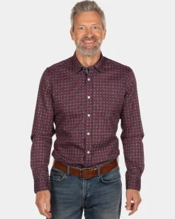 NZA New Zealand Auckland Geprint katoen flanellen overhemd North Opuha -