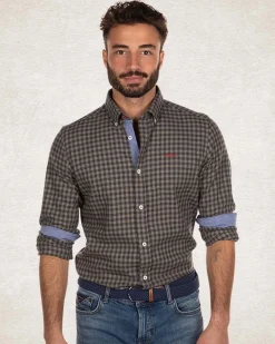 NZA New Zealand Auckland Geruit katoenen flannel overhemd -