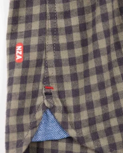 NZA New Zealand Auckland Geruit katoenen flannel overhemd -