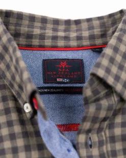 NZA New Zealand Auckland Geruit katoenen flannel overhemd -