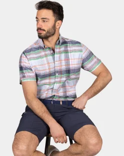 NZA New Zealand Auckland Geruit overhemd met korte mouw -