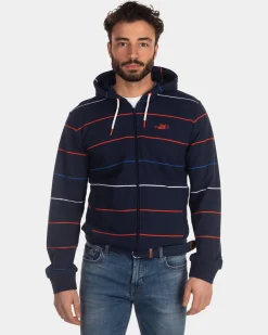 NZA New Zealand Auckland Gestreept vest blauw rood wit -