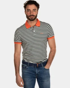 NZA New Zealand Auckland Gestreepte katoenen polo -