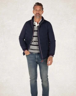 NZA New Zealand Auckland Gewatteerde effen jas -