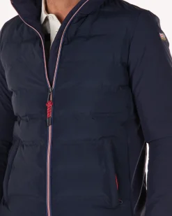 NZA New Zealand Auckland Gewatteerde effen jas -