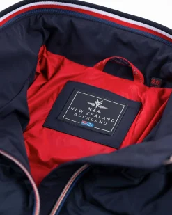 NZA New Zealand Auckland Gewatteerde effen jas -