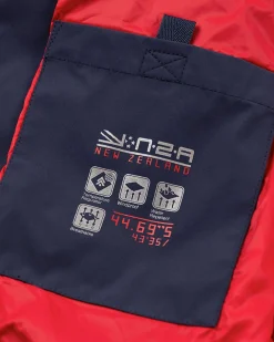 NZA New Zealand Auckland Gewatteerde effen jas -