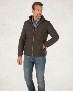 NZA New Zealand Auckland Gewatteerde effen jas -