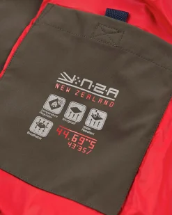 NZA New Zealand Auckland Gewatteerde effen jas -