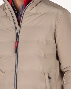 NZA New Zealand Auckland Gewatteerde effen jas -