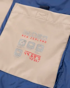 NZA New Zealand Auckland Gewatteerde effen jas -