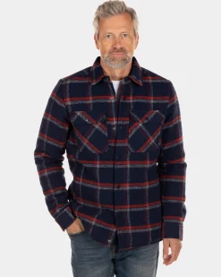 NZA New Zealand Auckland Gewatteerde flanellen overhemd -