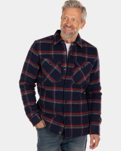 NZA New Zealand Auckland Gewatteerde flanellen overhemd -