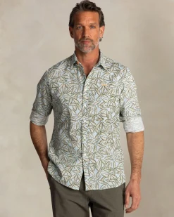 NZA New Zealand Auckland Grafisch geprint overhemd met groen en blauw