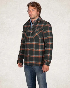 NZA New Zealand Auckland Groen gewatteerd overhemd met ruit -