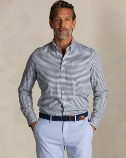 NZA New Zealand Auckland Groen katoenen overhemd met knopen