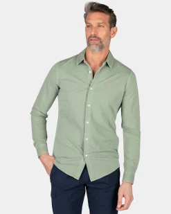 NZA New Zealand Auckland Groen overhemd van katoen -