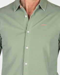 NZA New Zealand Auckland Groen overhemd van katoen -