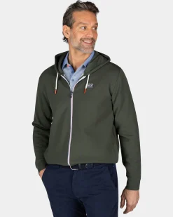 NZA New Zealand Auckland Groen vest met capuchon