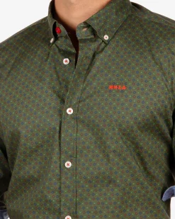 NZA New Zealand Auckland Groene blouse met lange mouw Roundabout -