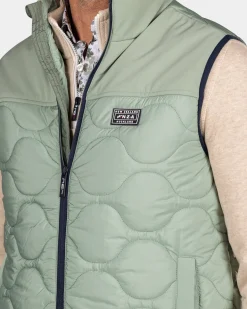 NZA New Zealand Auckland Groene gewatteerde bodywarmer -