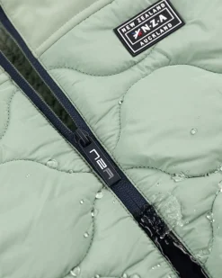 NZA New Zealand Auckland Groene gewatteerde bodywarmer -