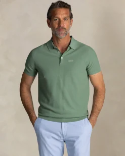NZA New Zealand Auckland Groene katoenen polo