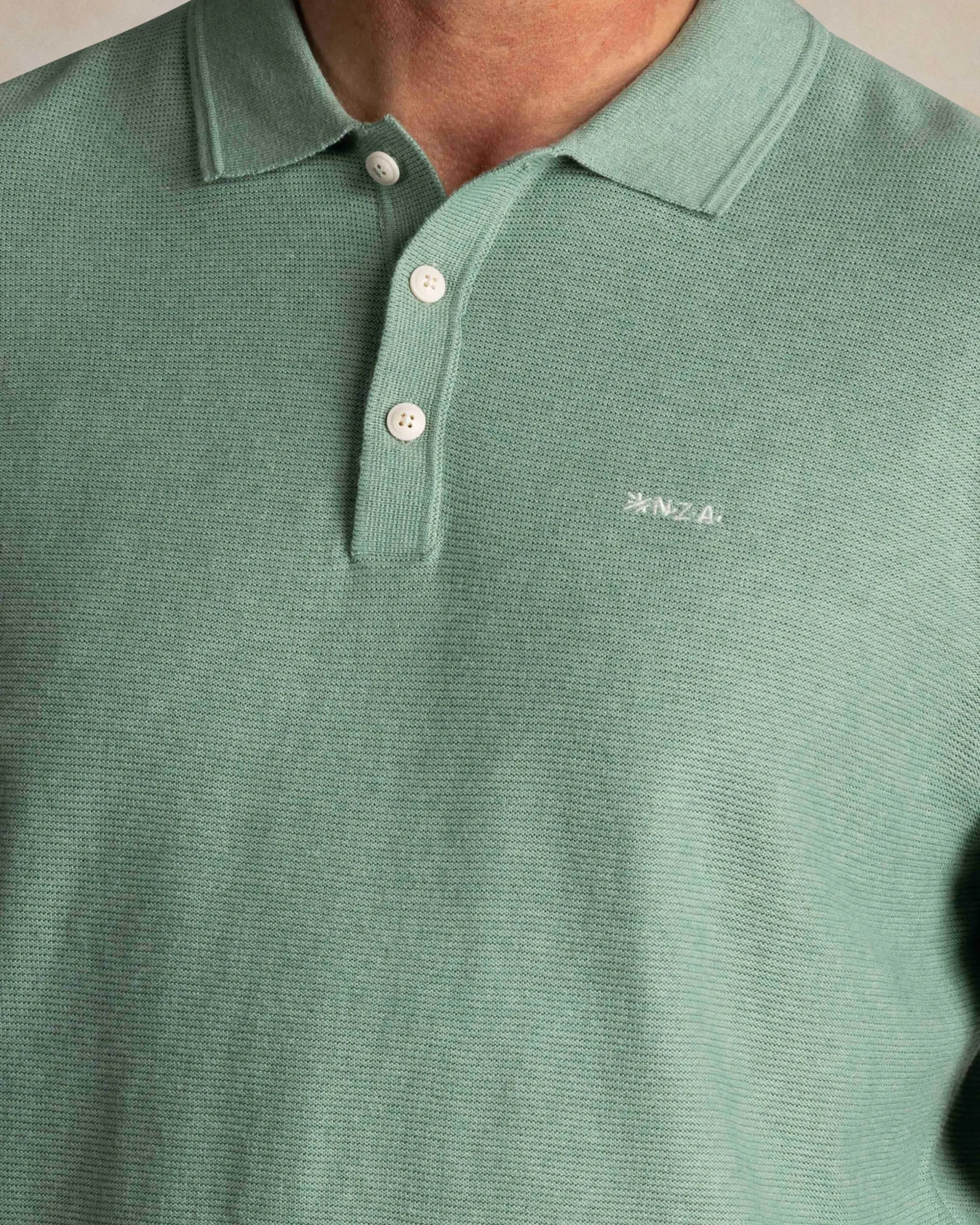 NZA New Zealand Auckland Groene katoenen rugbysweater