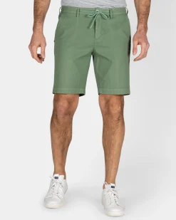 NZA New Zealand Auckland Groene katoenen short met stretch