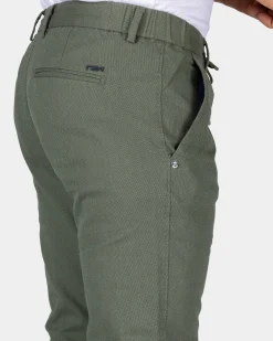 NZA New Zealand Auckland Groene katoenen stretch chino