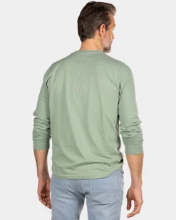 NZA New Zealand Auckland Groene longsleeve met ronde hals -