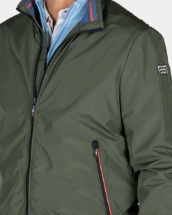 NZA New Zealand Auckland Groene nylon bomber