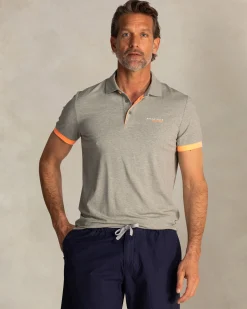 NZA New Zealand Auckland Groene polo met oranje details