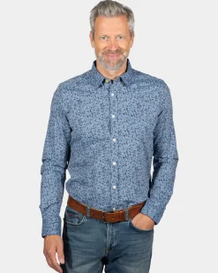 NZA New Zealand Auckland Hochstetter overhemd met bloemenprint -