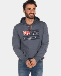 NZA New Zealand Auckland Hoodie met vlag -