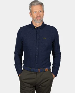 NZA New Zealand Auckland Indigo katoenen overhemd Oterei -