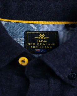 NZA New Zealand Auckland Indigo katoenen overhemd Oterei -
