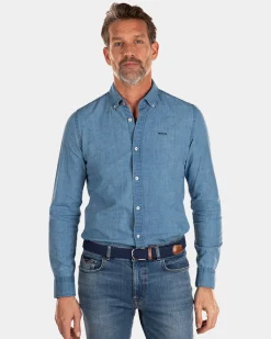 NZA New Zealand Auckland overhemd met linnen -