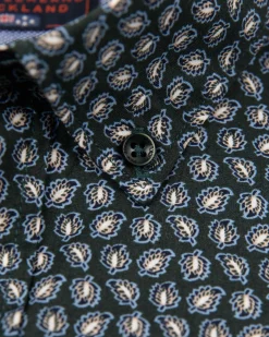 NZA New Zealand Auckland Katoen elastaan overhemd met lange mouw -