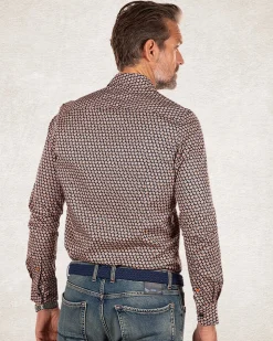 NZA New Zealand Auckland Katoen elastaan overhemd met lange mouw -