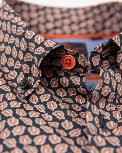 NZA New Zealand Auckland Katoen elastaan overhemd met lange mouw -