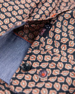 NZA New Zealand Auckland Katoen elastaan overhemd met lange mouw -