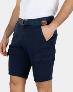 NZA New Zealand Auckland Katoen stretch cargo shorts -