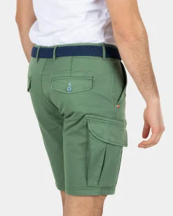 NZA New Zealand Auckland Katoen stretch cargo shorts -