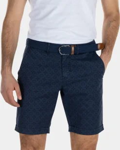 NZA New Zealand Auckland Katoen tencel chino korte broek met print -