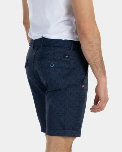 NZA New Zealand Auckland Katoen tencel chino korte broek met print -